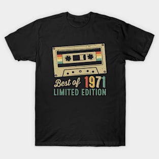 Best Of 1971 52th Birthday T-Shirt